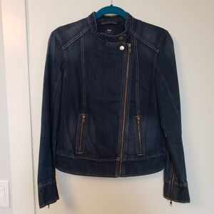 Denim Jean Moto Jacket Gap